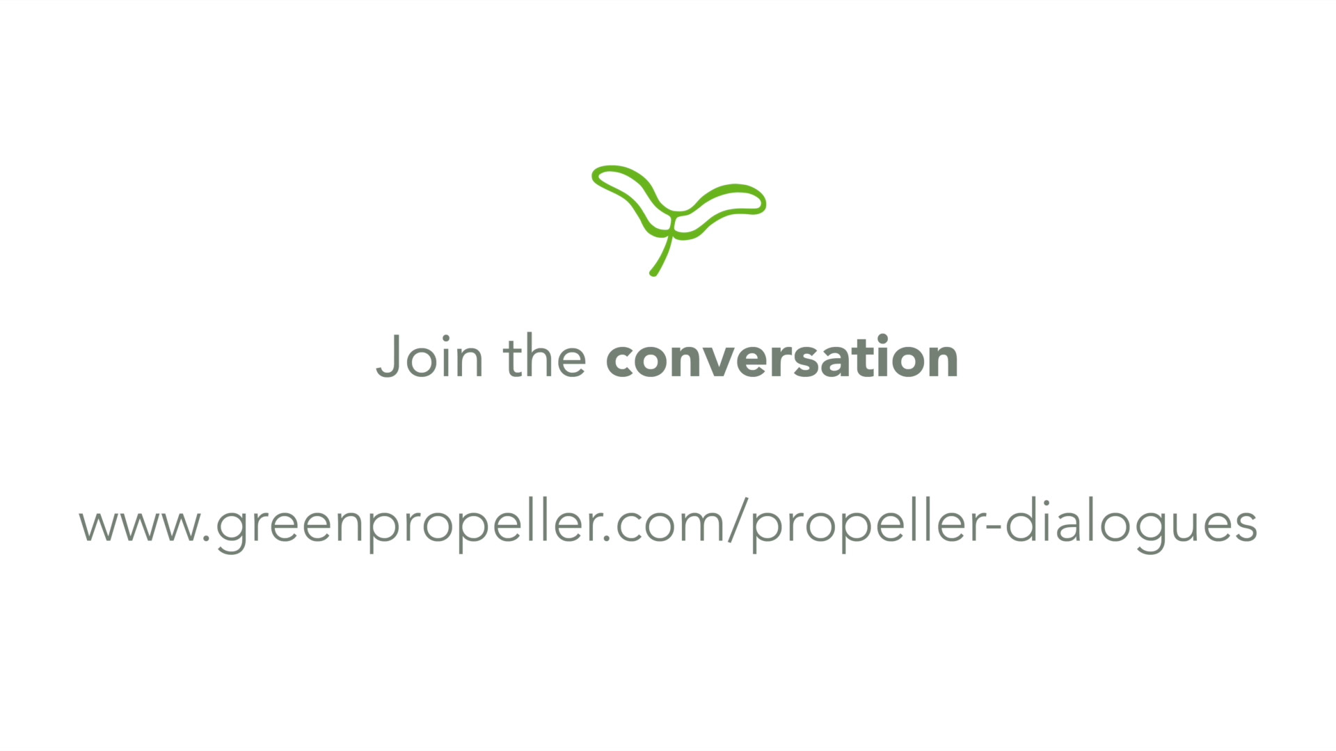Join the conversation - The Propeller Dialogues